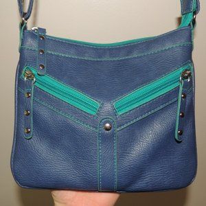 Blue & Teal Crossbody Purse